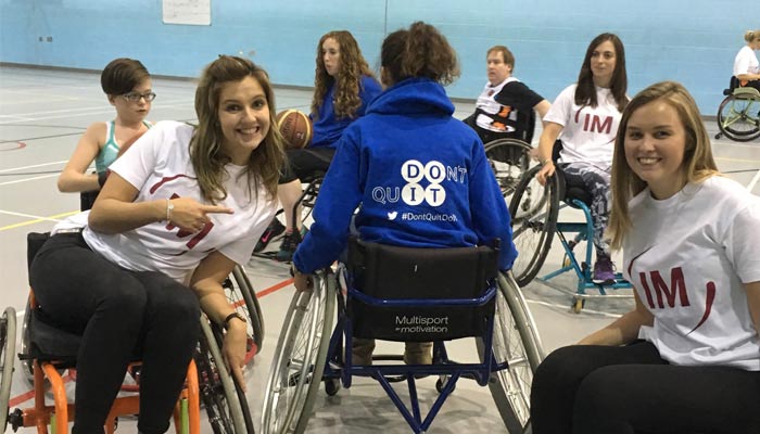 Hampshire Harriers Wheelchair Basketball Team